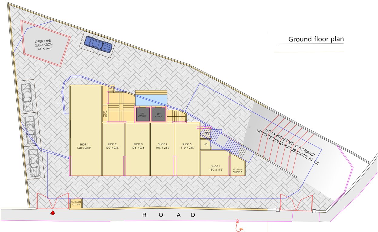 Images for Cluster Plan of Greenfield Developers Om Sadachar