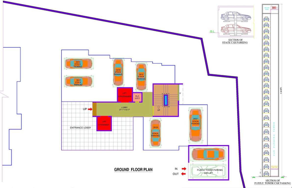  vinayaka towers Images for Cluster Plan of KK Vinayaka Towers