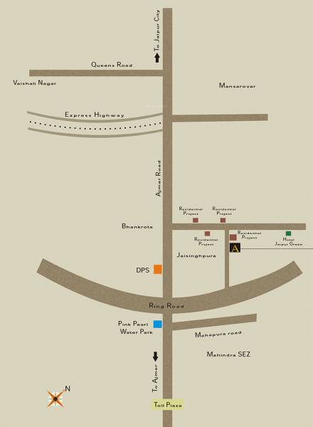 Images for Location Plan of Auric Auric Villas Prime