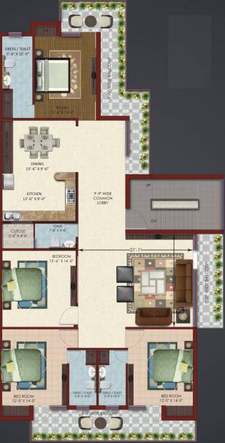 Images for Cluster Plan of SSG Sivanta Mansion