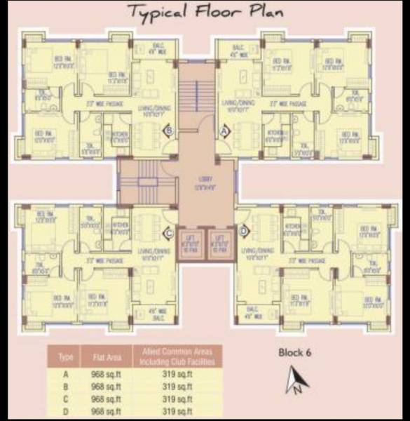  heights Tower 1 Cluster Plan