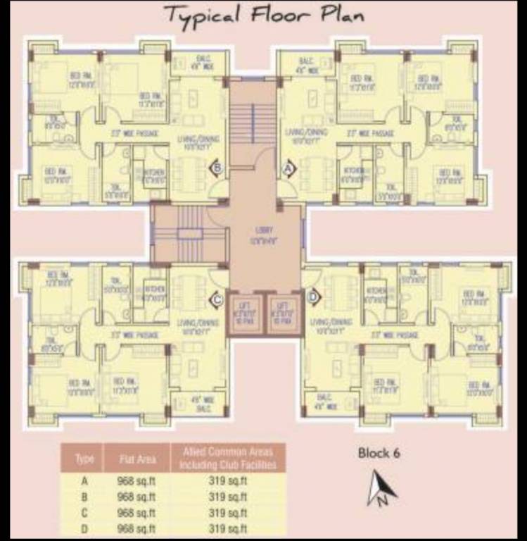  heights Tower 1 Cluster Plan