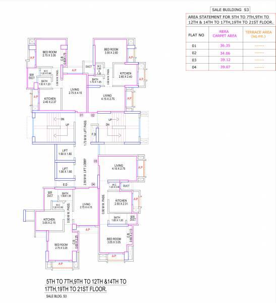  heritage S3 Cluster Plan