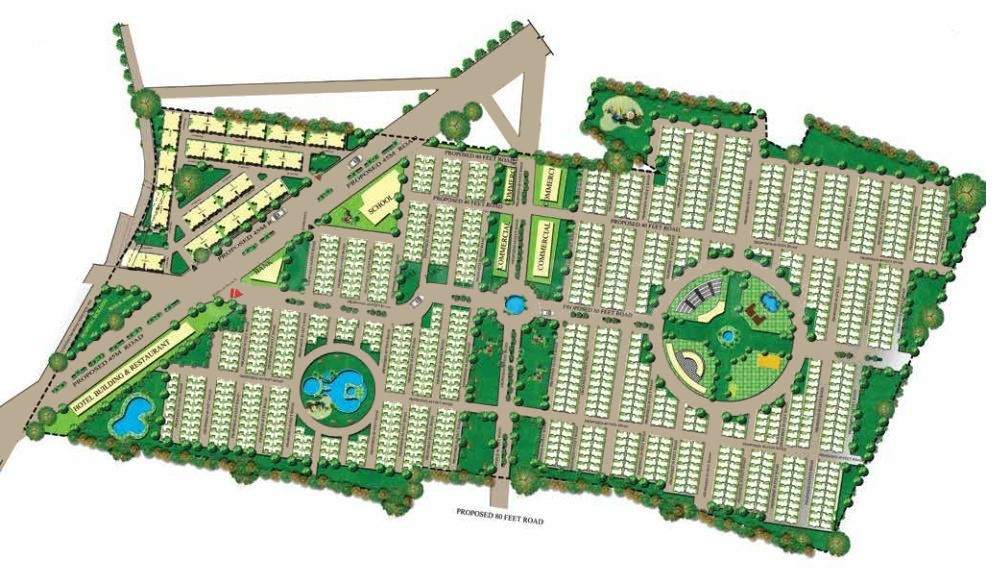  neo smart city Layout Plan