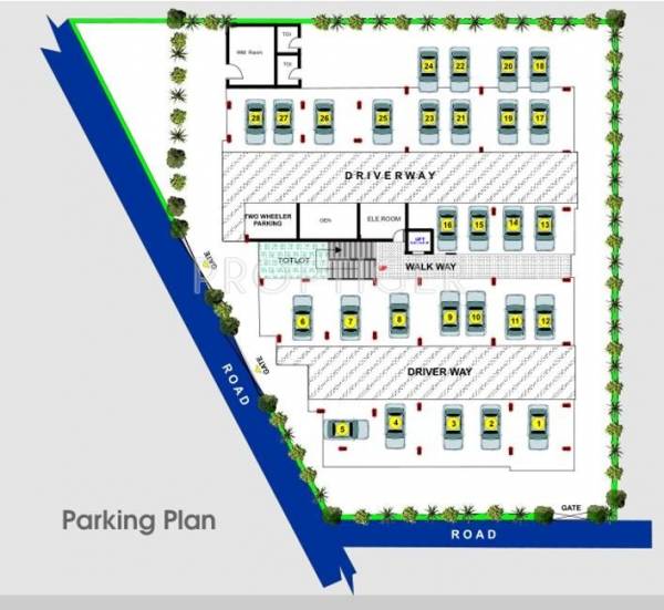 Images for Cluster Plan of Gauthami MCG Residency