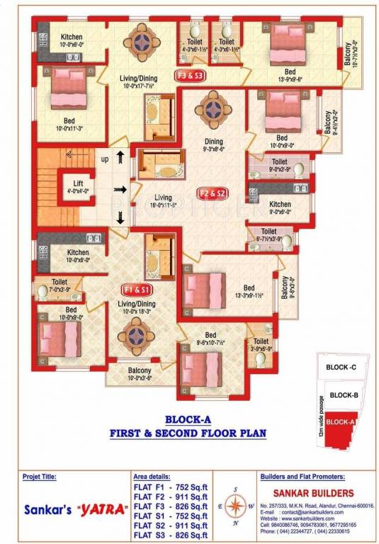  yatra Block A Cluster Plan