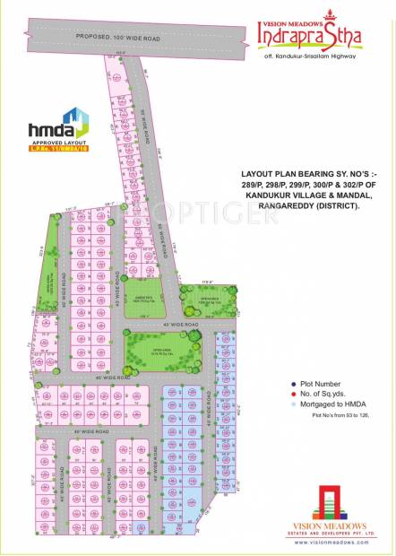 Vision Meadows Indraprastha Layout Plan