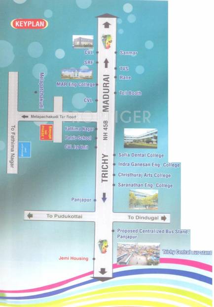 Jemi Housing Ltd Iraiyavan Nagar Plot Location Plan