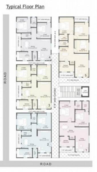 Images for Cluster Plan of Abhinandana Sai Srinivasa Towers