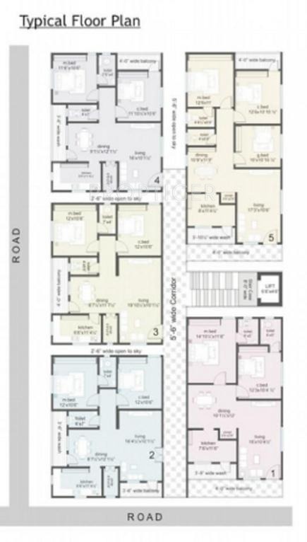 Images for Cluster Plan of Abhinandana Sai Srinivasa Towers