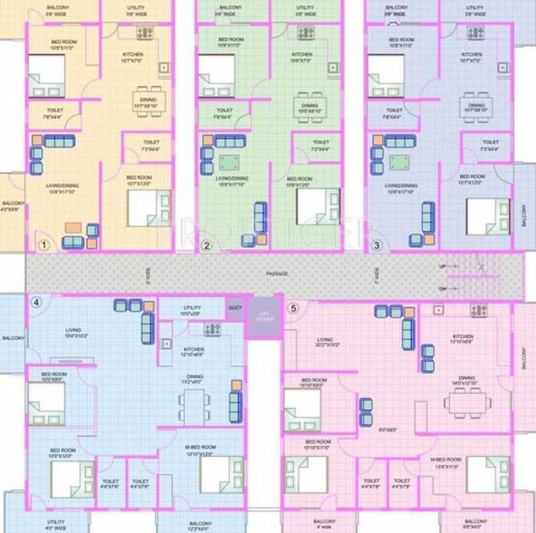 Single Tower Cluster Plan green-woods Single Tower Cluster Plan