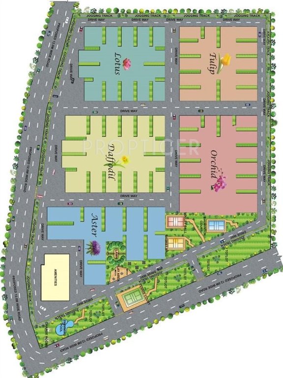 Images for Layout Plan of Victory Krishna Kunj Gardens
