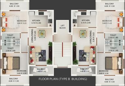 Images for Cluster Plan of Kalangutkar Oasis De Ashiyana