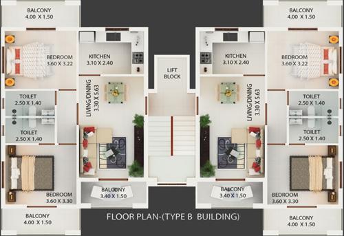 Images for Cluster Plan of Kalangutkar Oasis De Ashiyana