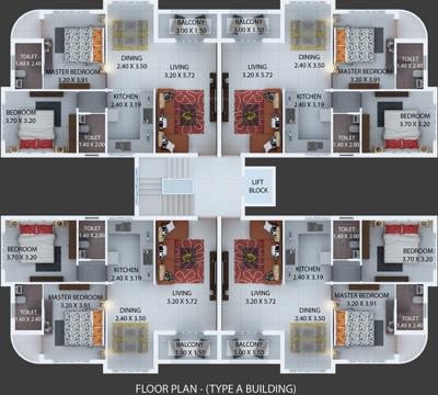 Images for Cluster Plan of Kalangutkar Oasis De Ashiyana