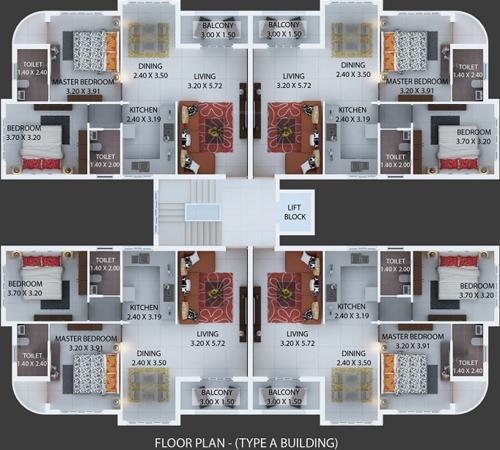 Images for Cluster Plan of Kalangutkar Oasis De Ashiyana