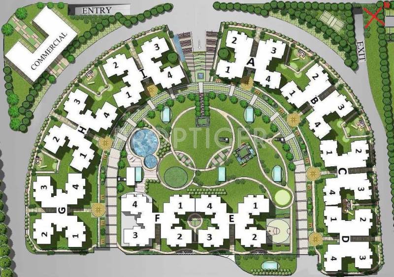  skyz Images for Site Plan of Ramprastha Skyz