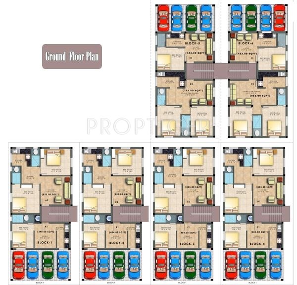 Images for Cluster Plan of Rakshith Homes The Grand Adobe