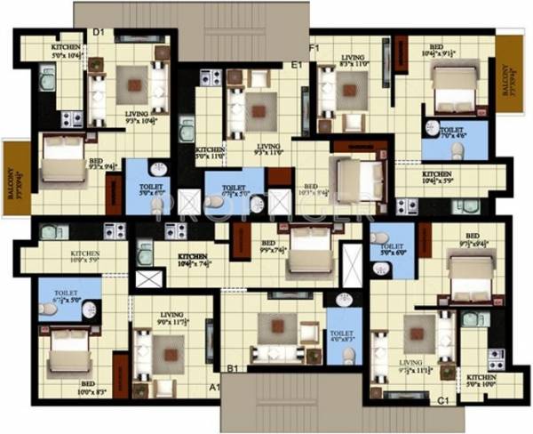 Images for Cluster Plan of Annai Amanda