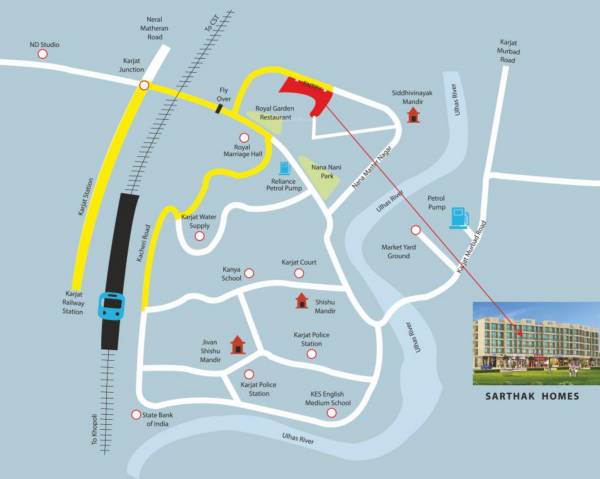 Images for Location Plan of Sarthak Homes