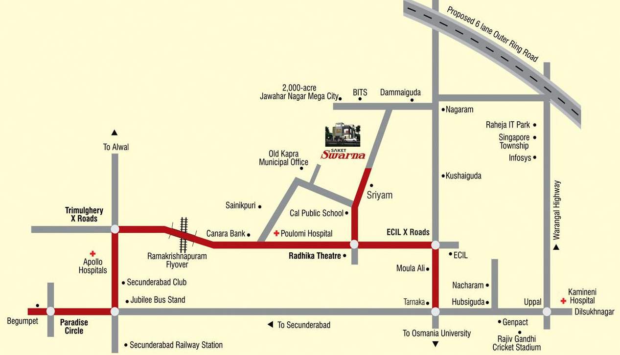  swarna villas Images for Location Plan of Saket Swarna Villas