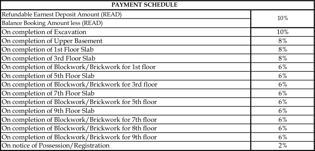 orchid-whitefield Images for Payment Plan of Goyal Orchid Whitefield Payment Plan