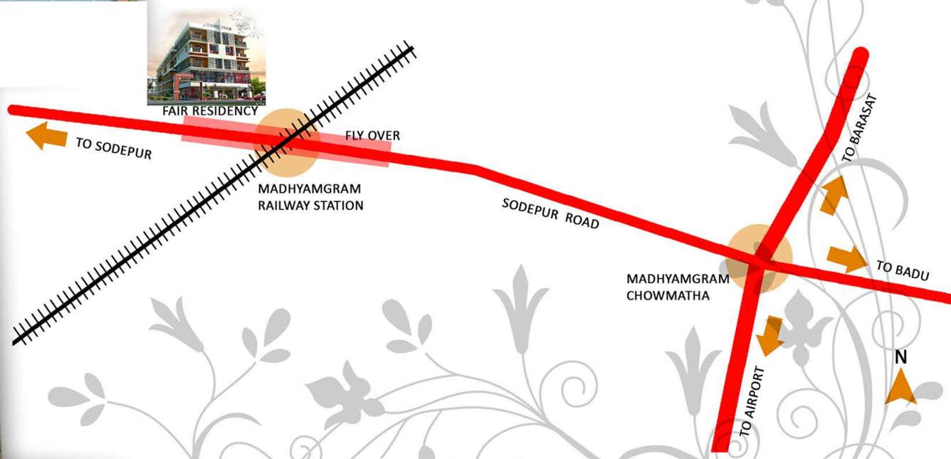 fair residency Images for Location Plan of Subarban Fair Residency