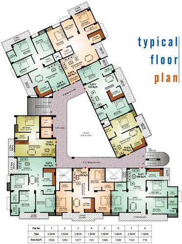 Images for Cluster Plan of Gordhan Shree Gordhan Heights