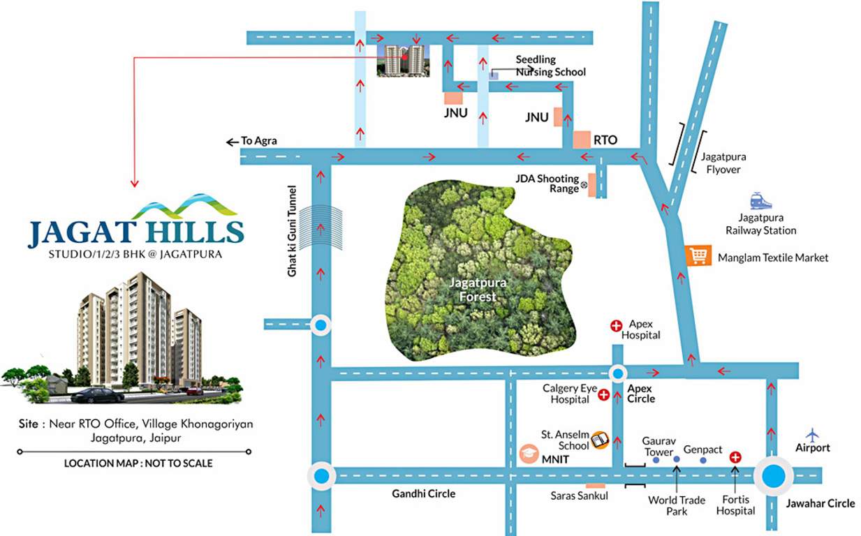 Images for Location Plan of Unnati Jagat Hills