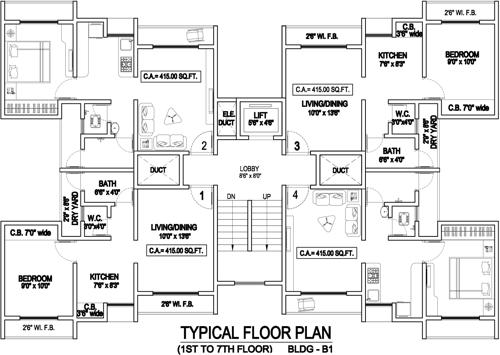 Images for Cluster Plan of Samrin Vighnaharta Residency