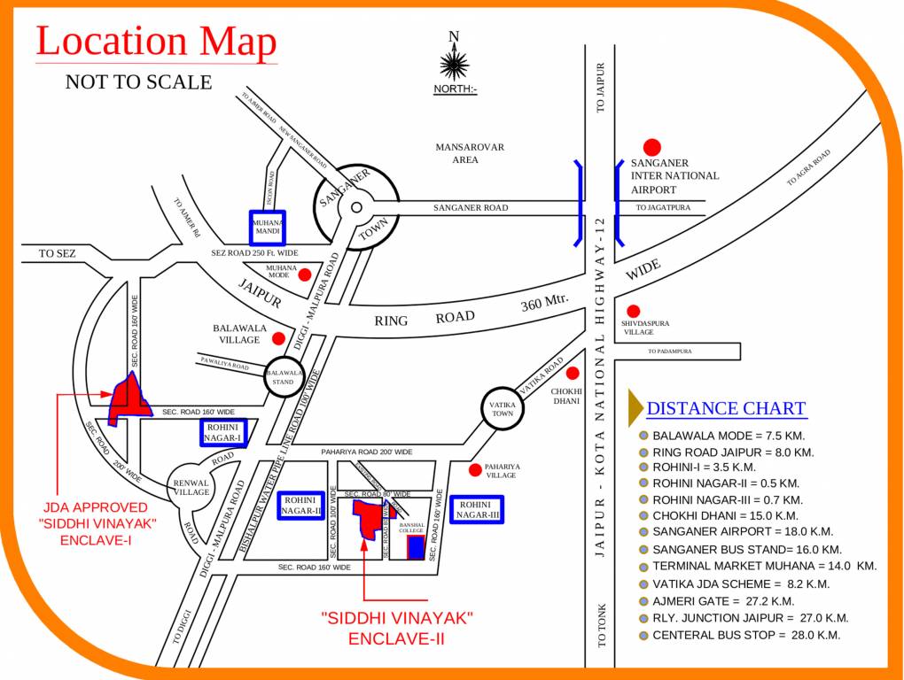 Images for Location Plan of Siddhi Enclave 1 And 2