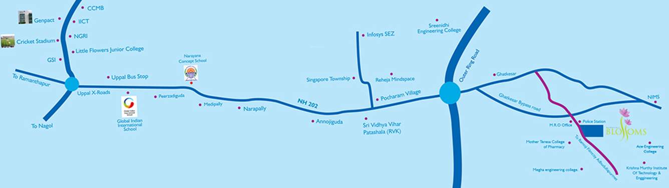  bandari blossoms Images for Location Plan of Laxmi Bandari Blossoms