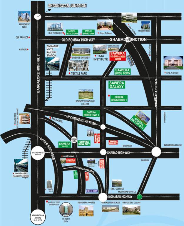 Images for Location Plan of Sawera Townships India Moon City Phase 1