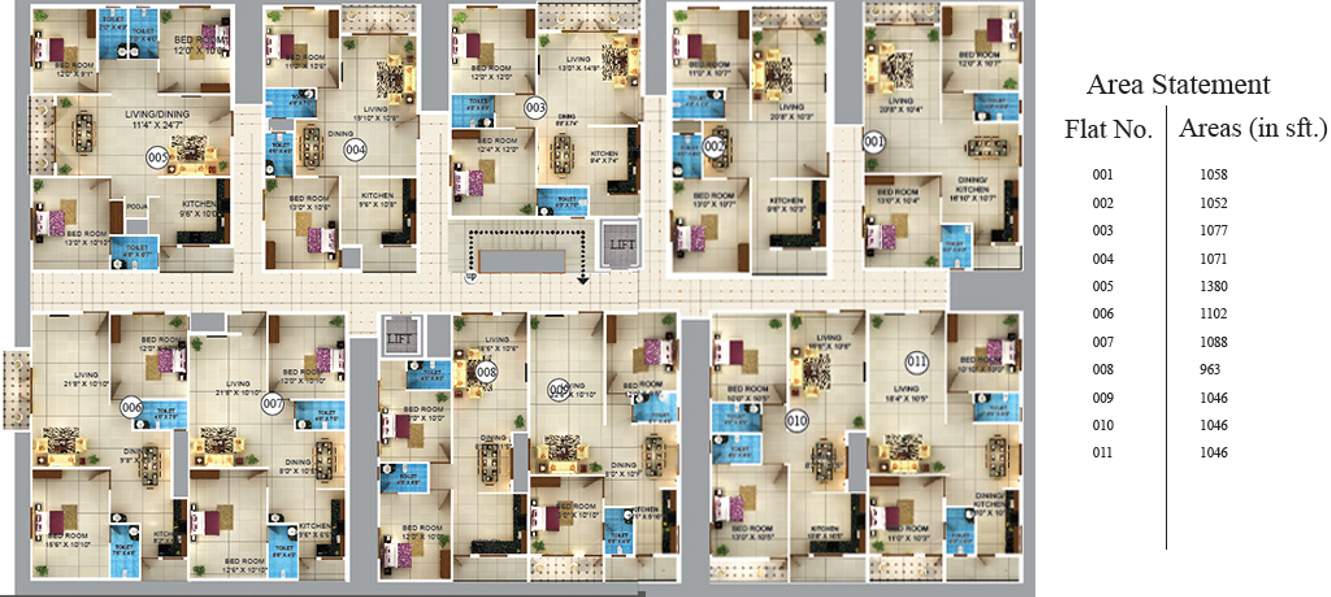 brindavan enclave Images for Cluster Plan of Karunya Brindavan Enclave