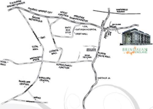  brindavan-enclave Images for Location Plan of Karunya Brindavan Enclave