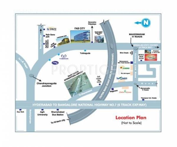 Vision Meadows Estates Silicon City Location Plan