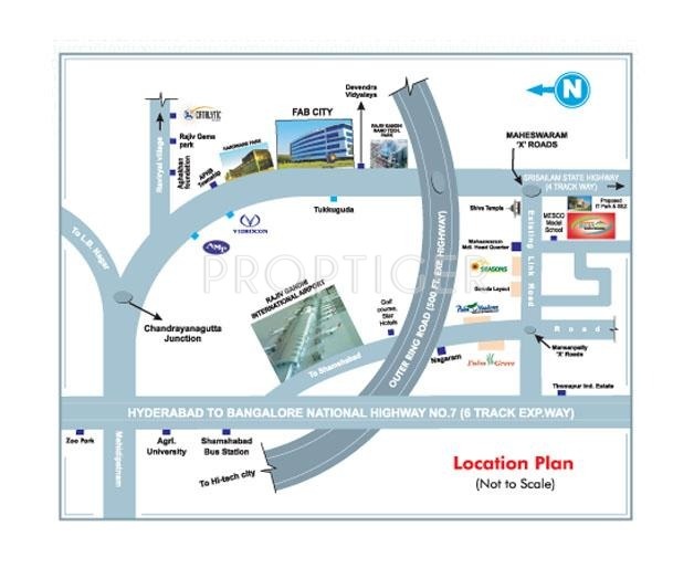Vision Meadows Estates Silicon City Location Plan
