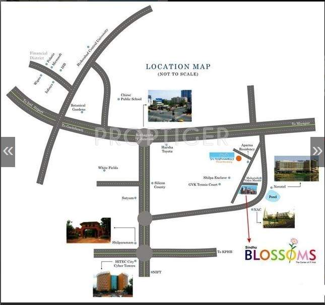  blossoms Images for Location Plan of Sai Blossoms