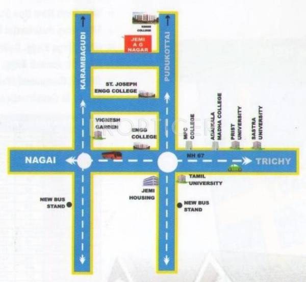 Jemi Housing Ltd A G Nagar Location Plan