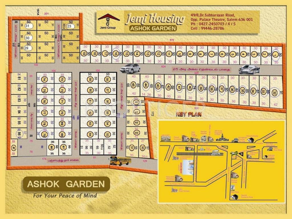 Jemi Housing Ashok Garden Layout Plan