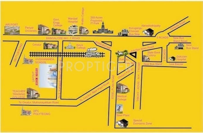 Jemi Housing Ashok Garden Location Plan