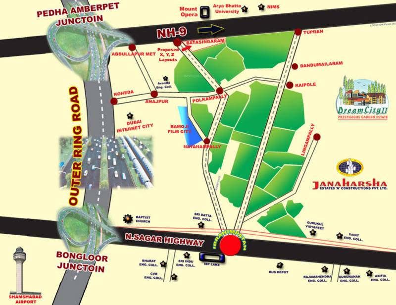 Images for Location Plan of Janaharsha Dream City 2