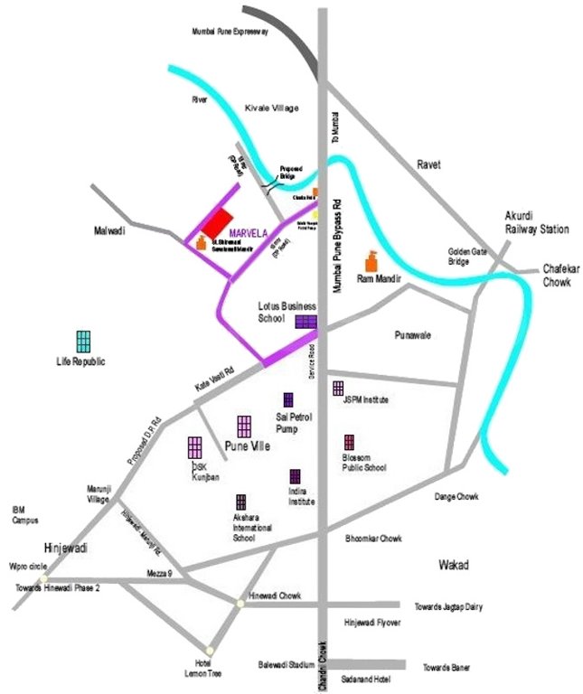 Images for Location Plan of Aarush Associates Marvela