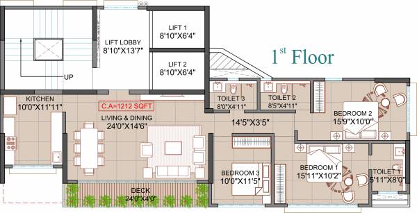 Images for Cluster Plan of Sabari Nateker Heights