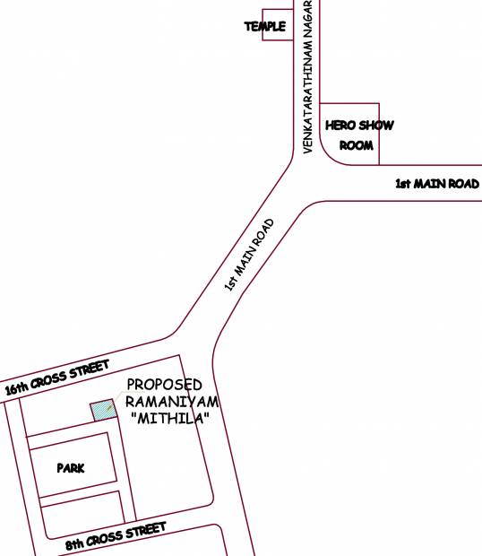 Images for Location Plan of Ramaniyam Real Estates Mithila