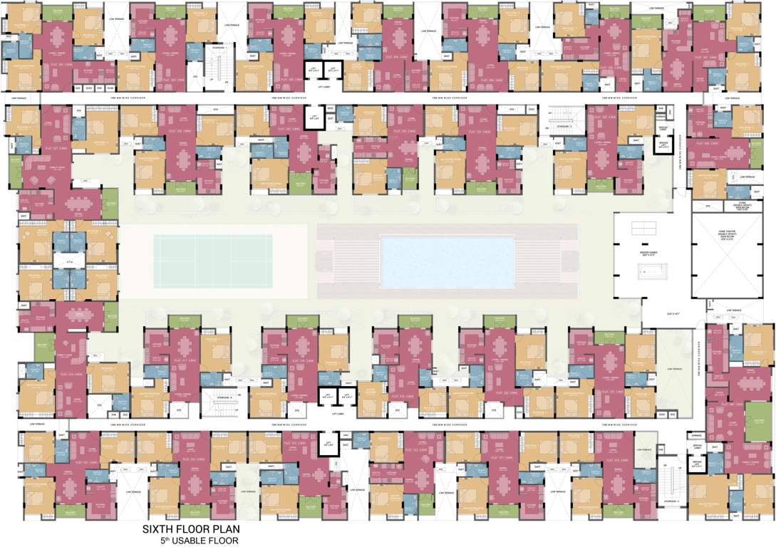  magnum Images for Cluster Plan of Ramaniyam Magnum