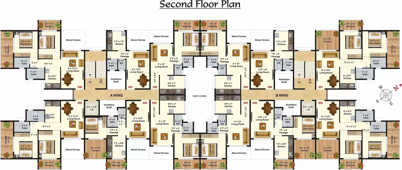  ganesha Tower 1 Cluster Plan for 2nd Floor
