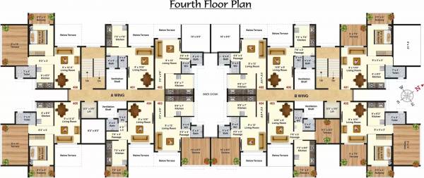  ganesha Tower 1 Cluster Plan for 4th Floor