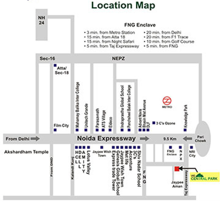 Images for Location Plan of VKG Central Park Plot