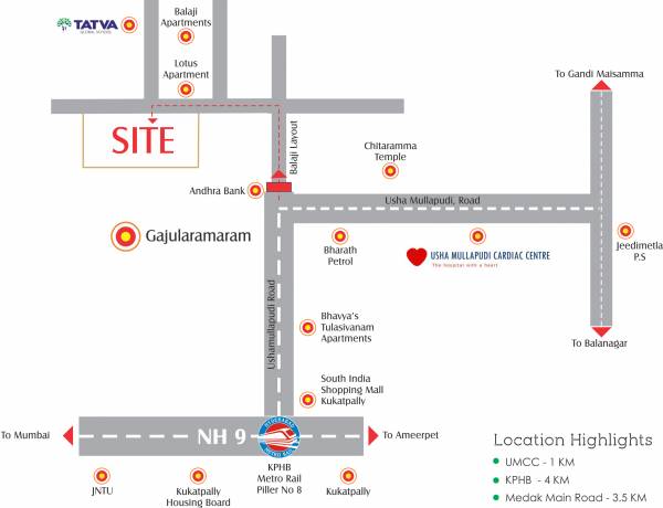 Images for Location Plan of Guru Royal Palms